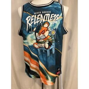 Rs1ne  Basketball Jersey "never Broken Relentless Love " Size Medium‎